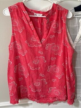 Carve Designs XL Dylan Tank in beautiful pink and white floral.